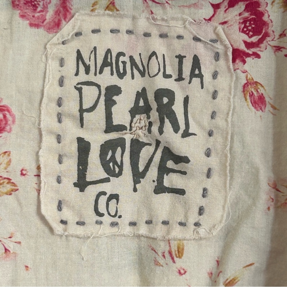 ❌SOLD❌Magnolia Pearl Floral Millie Jo Blouse TOP 1413 - Picture 8 of 10